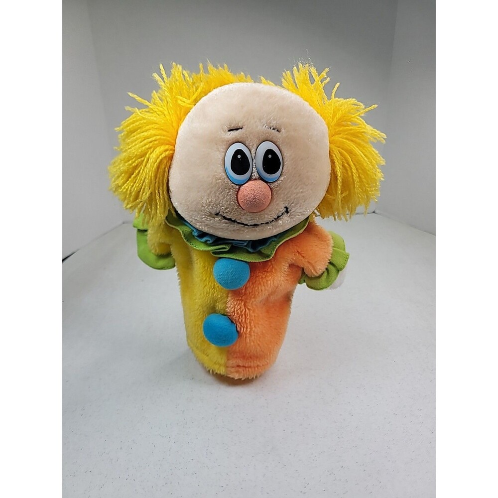 Vintage Dakin 1982 Circus Clown Hand Puppet 12" Plush